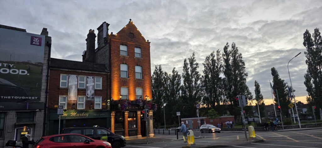 Pub at dusk, Ireland, 2025
