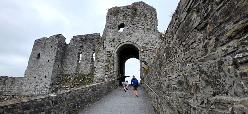 Through the castle gate, Ireland, 2025