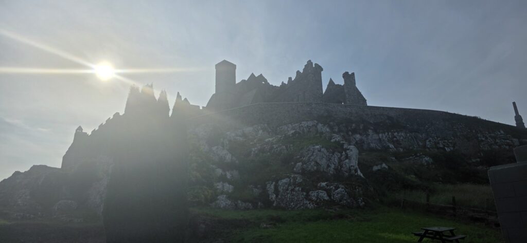Fortress in silhouette, Ireland, 2025