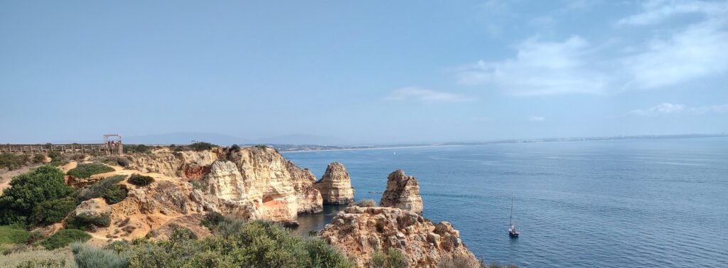 Rocky headland panorama, Portugal, 2024
